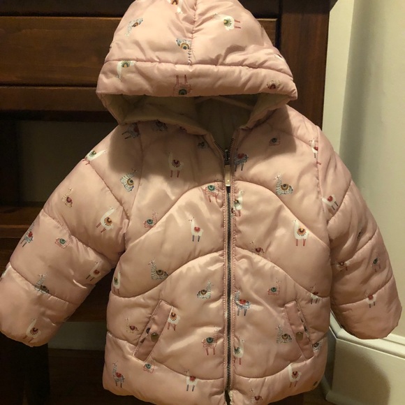 zara baby girl down jacket